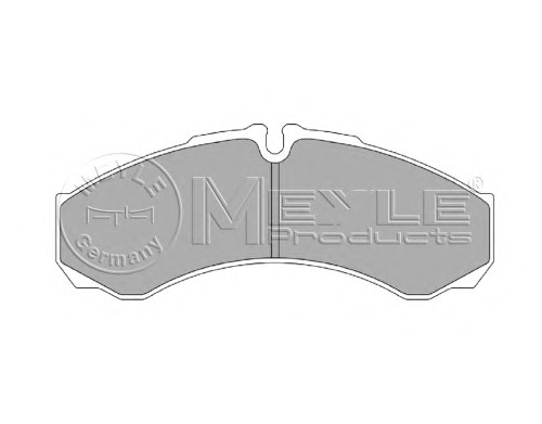 Комплект тормозных колодок дисковый тормоз meyle-original true to oe.