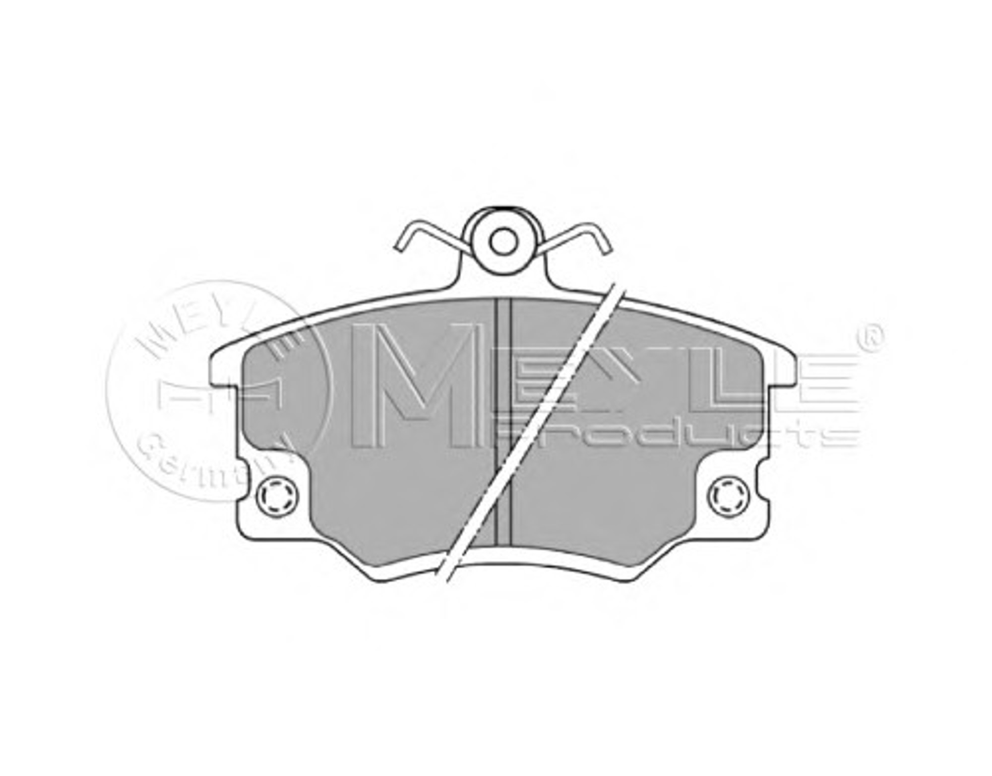 Колодки тормозные дисковые MEYLE 025 208 3317/W