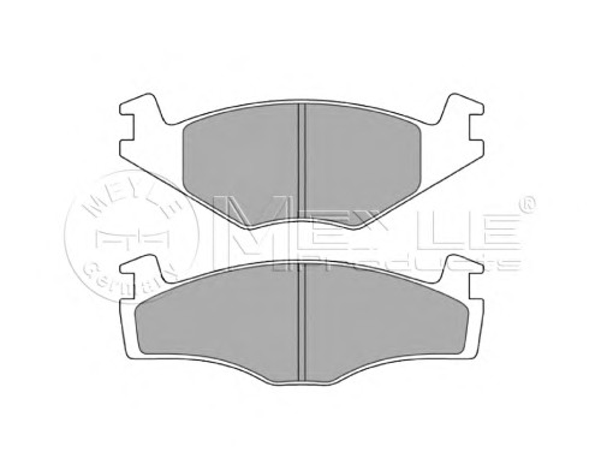 Колодки тормозные дисковые MEYLE 025 208 8717