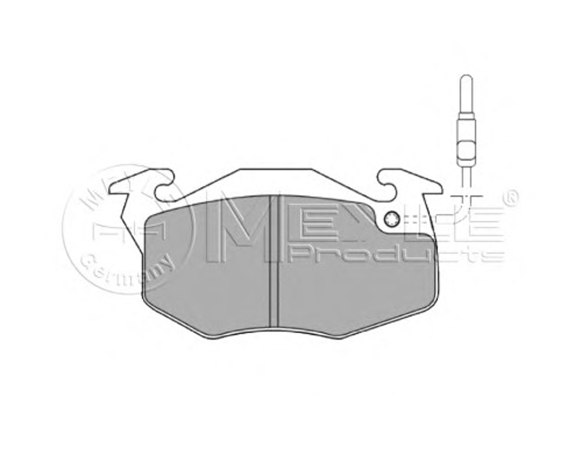Колодки тормозные дисковые MEYLE 025 209 0518/W