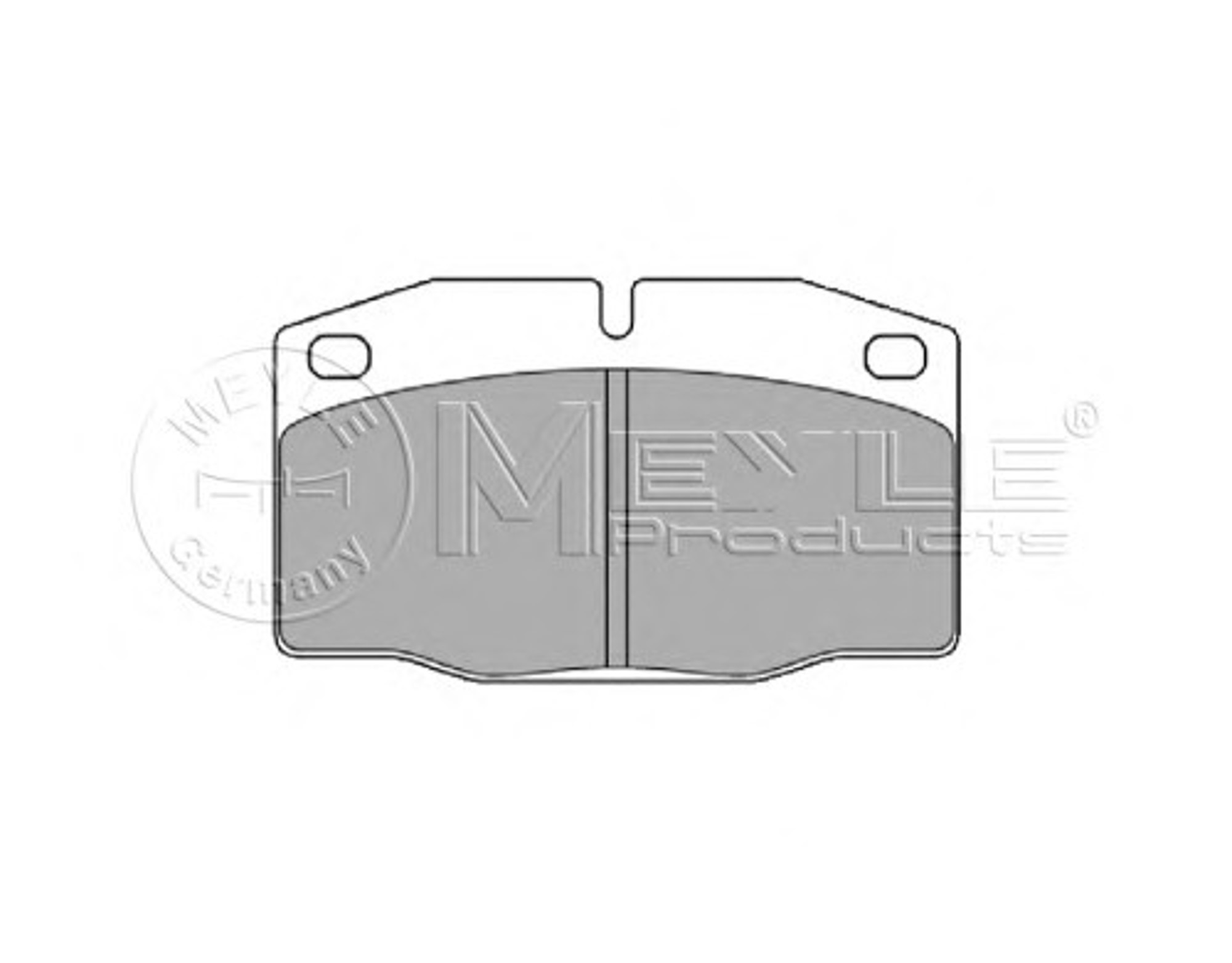 Колодки тормозные дисковые MEYLE 025 209 3915