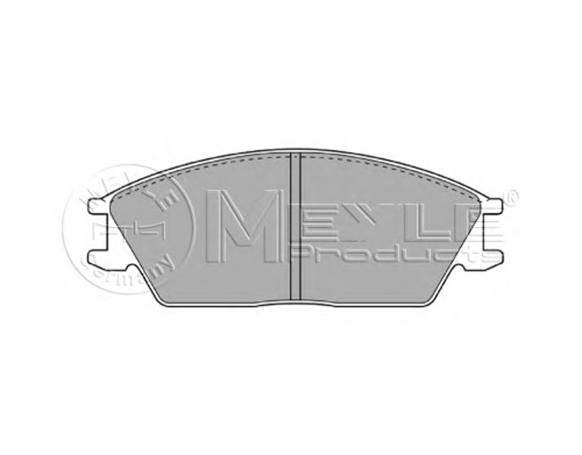 Колодки тормозные дисковые MEYLE 025 210 1214
