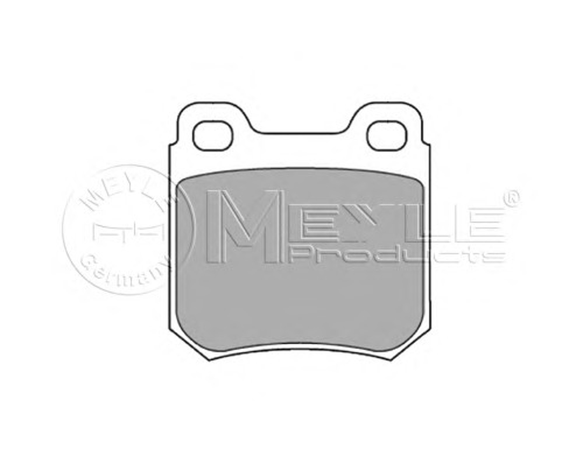 Колодки тормозные дисковые MEYLE 025 210 5115