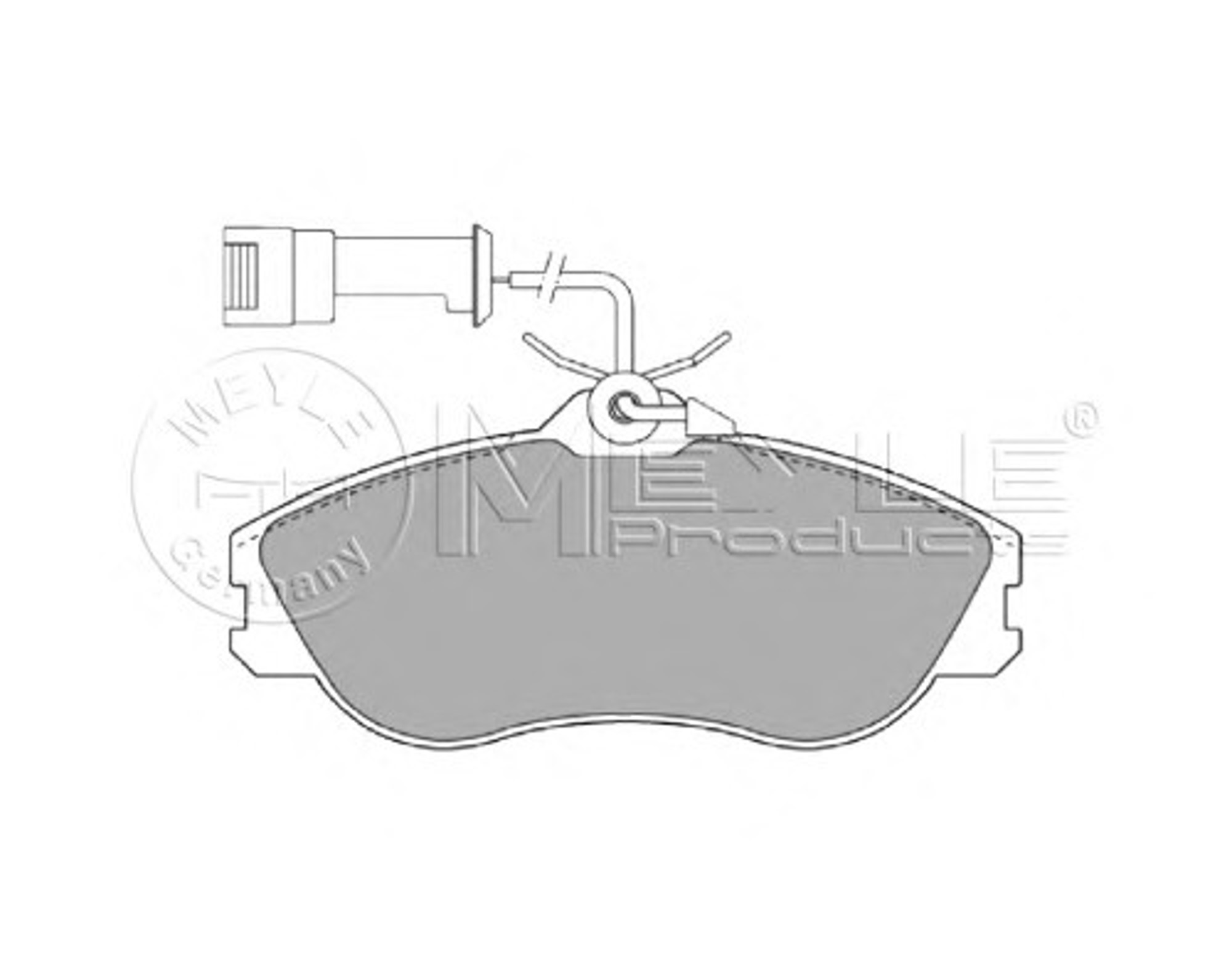Колодки тормозные дисковые MEYLE 025 211 3819/W