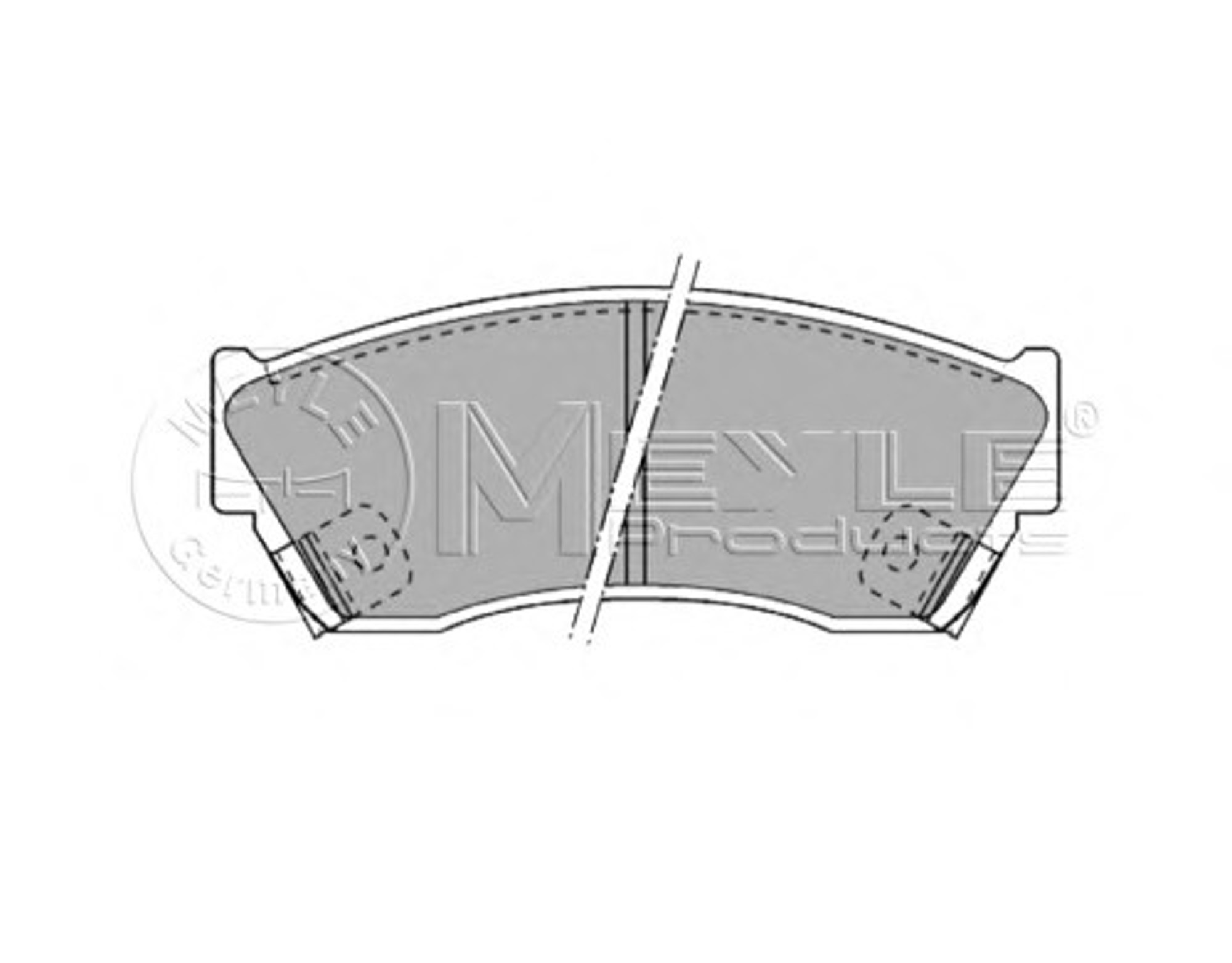 Колодки тормозные дисковые MEYLE 025 213 3314/W