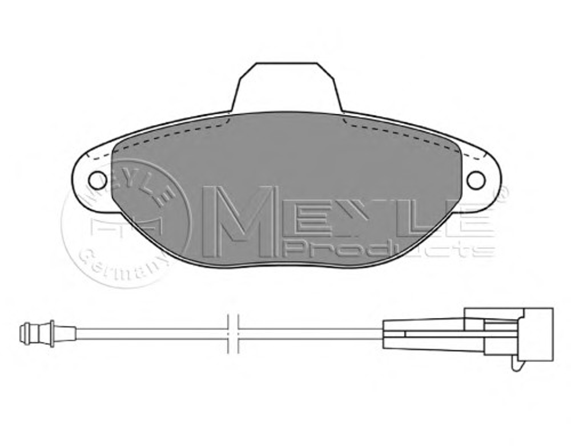 Колодки тормозные дисковые MEYLE 025 214 3617/W