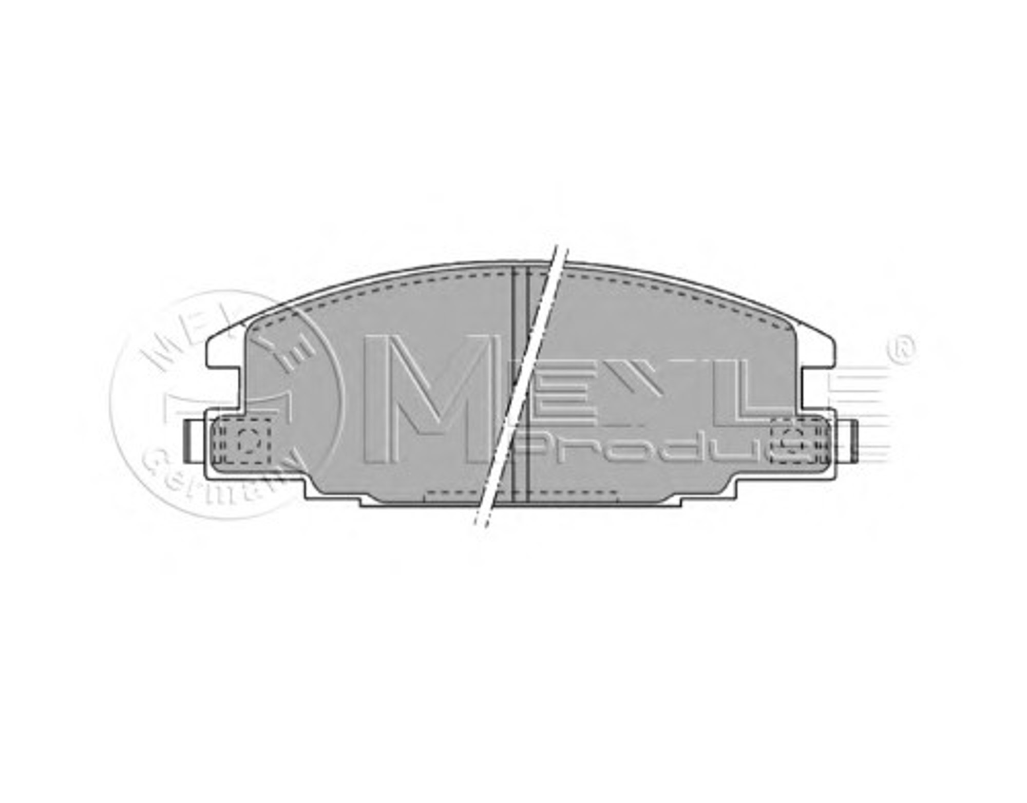 Колодки тормозные дисковые MEYLE 025 215 4316/W