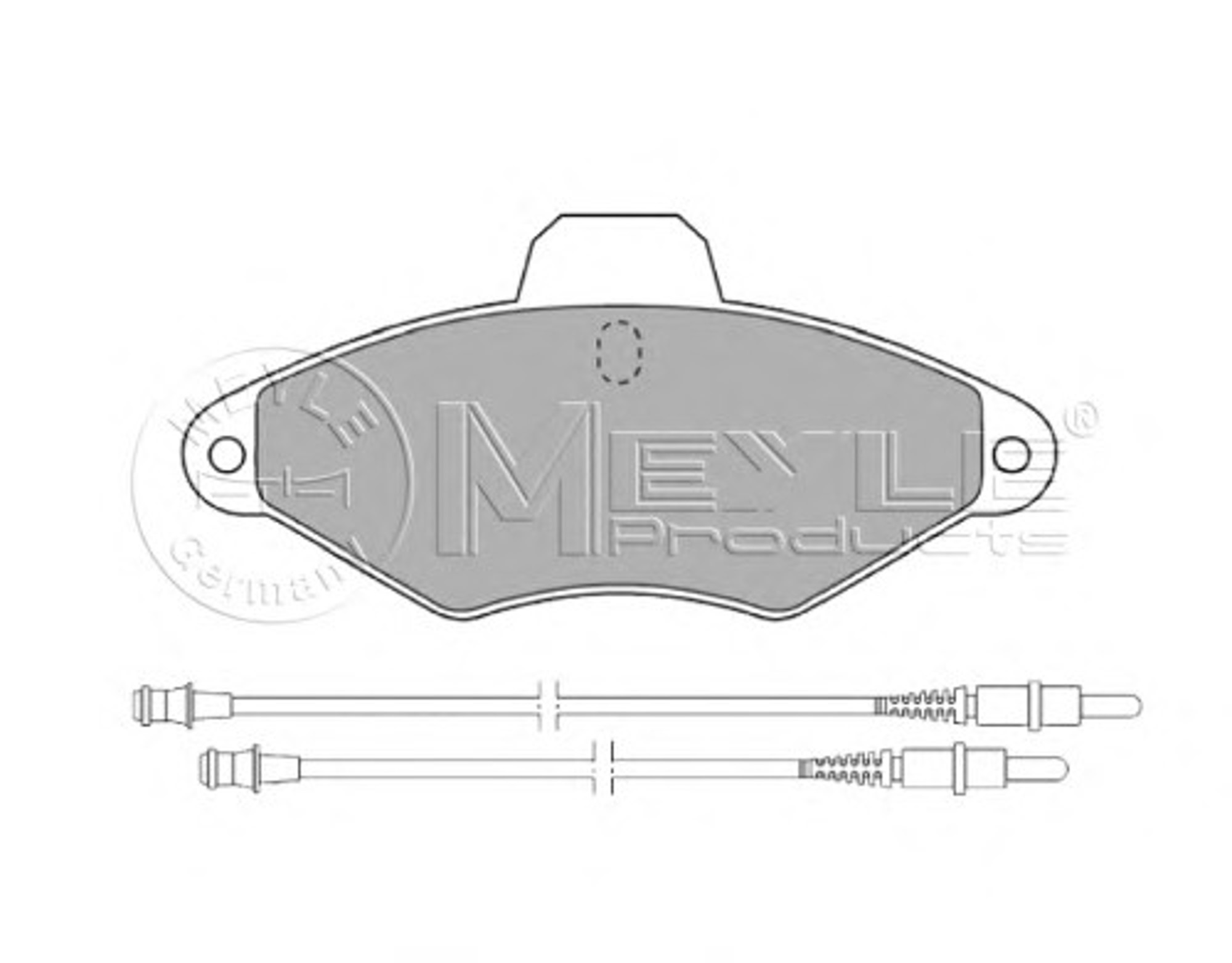 Колодки тормозные дисковые MEYLE 025 216 3117/W