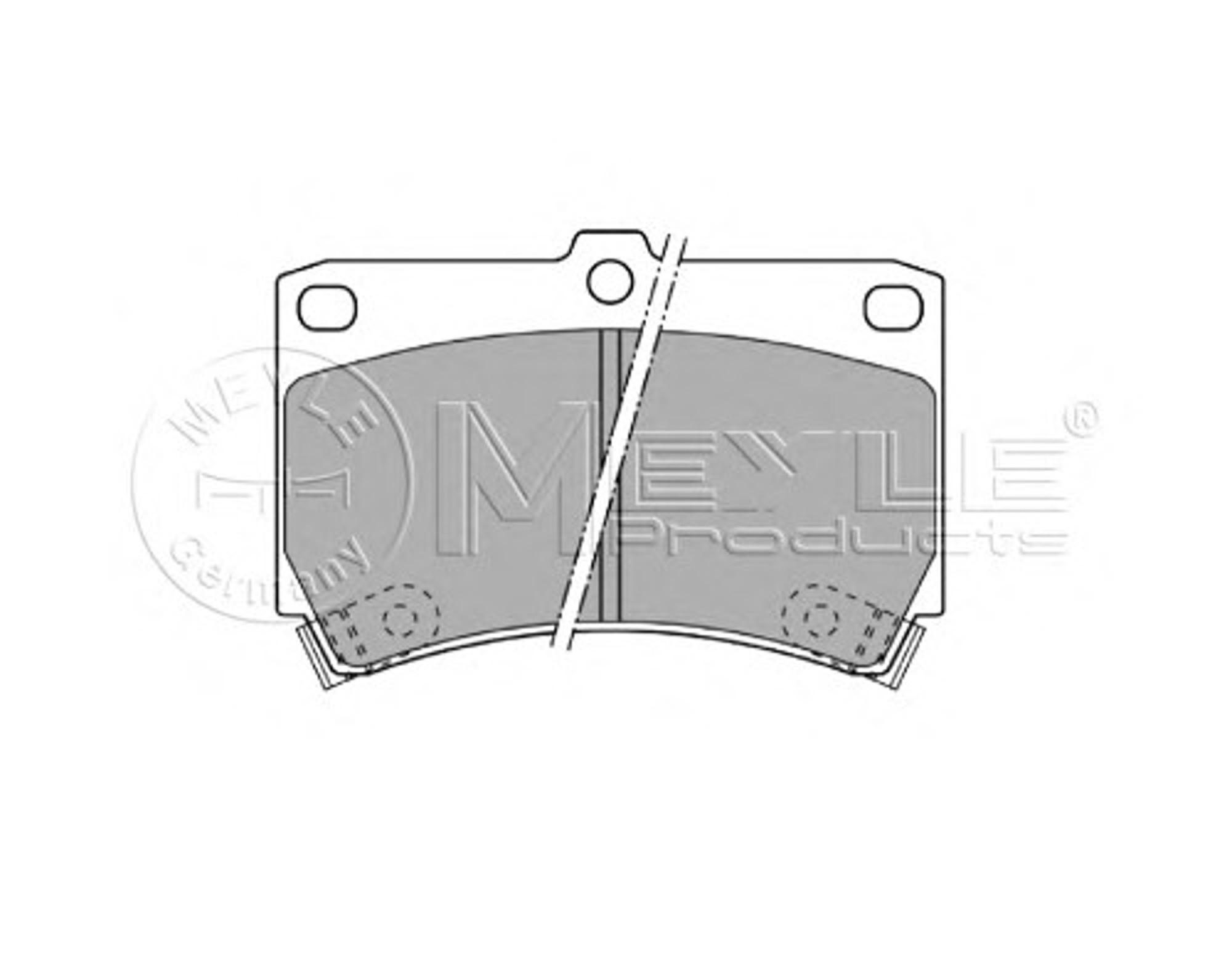 Колодки тормозные дисковые MEYLE 025 216 5415/W