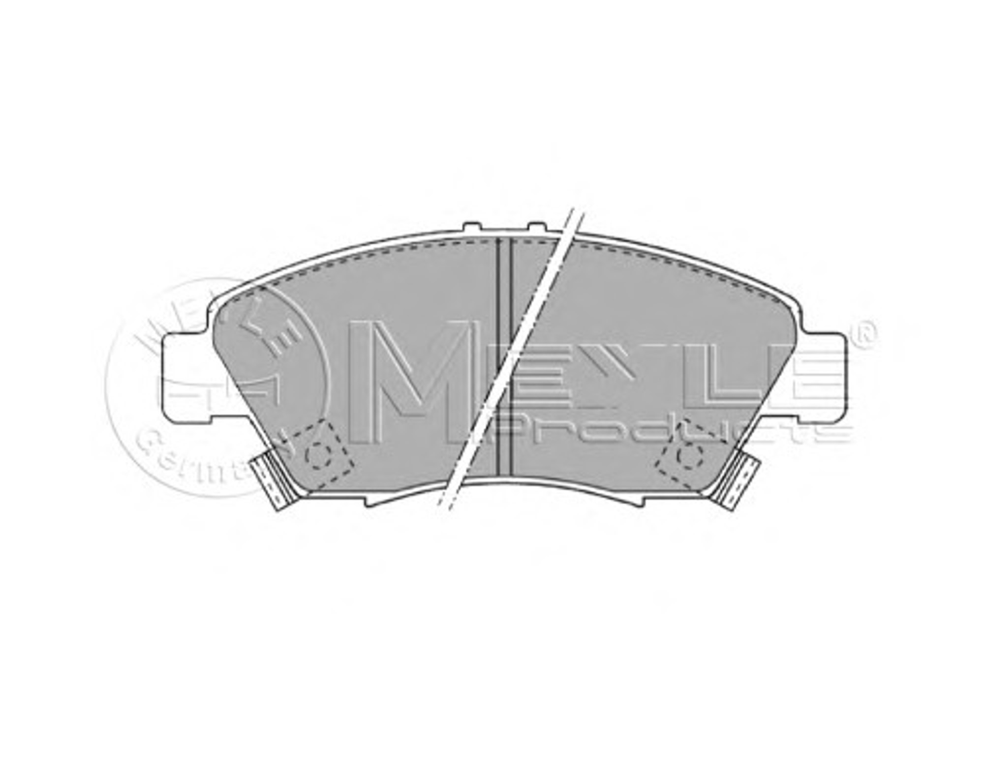 Колодки тормозные дисковые MEYLE 025 216 9416/W
