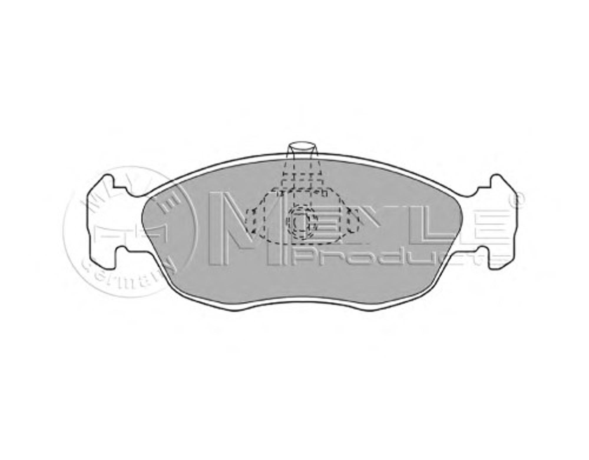 Колодки тормозные дисковые MEYLE 025 218 2717