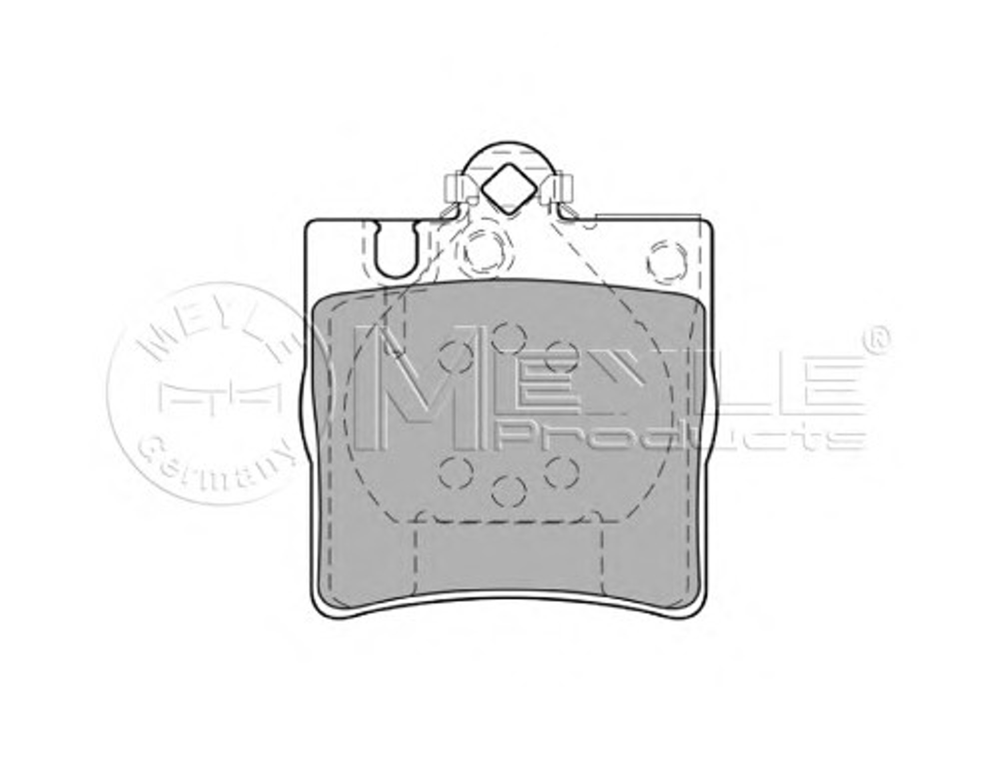 Колодки тормозные дисковые MEYLE 025 218 9915