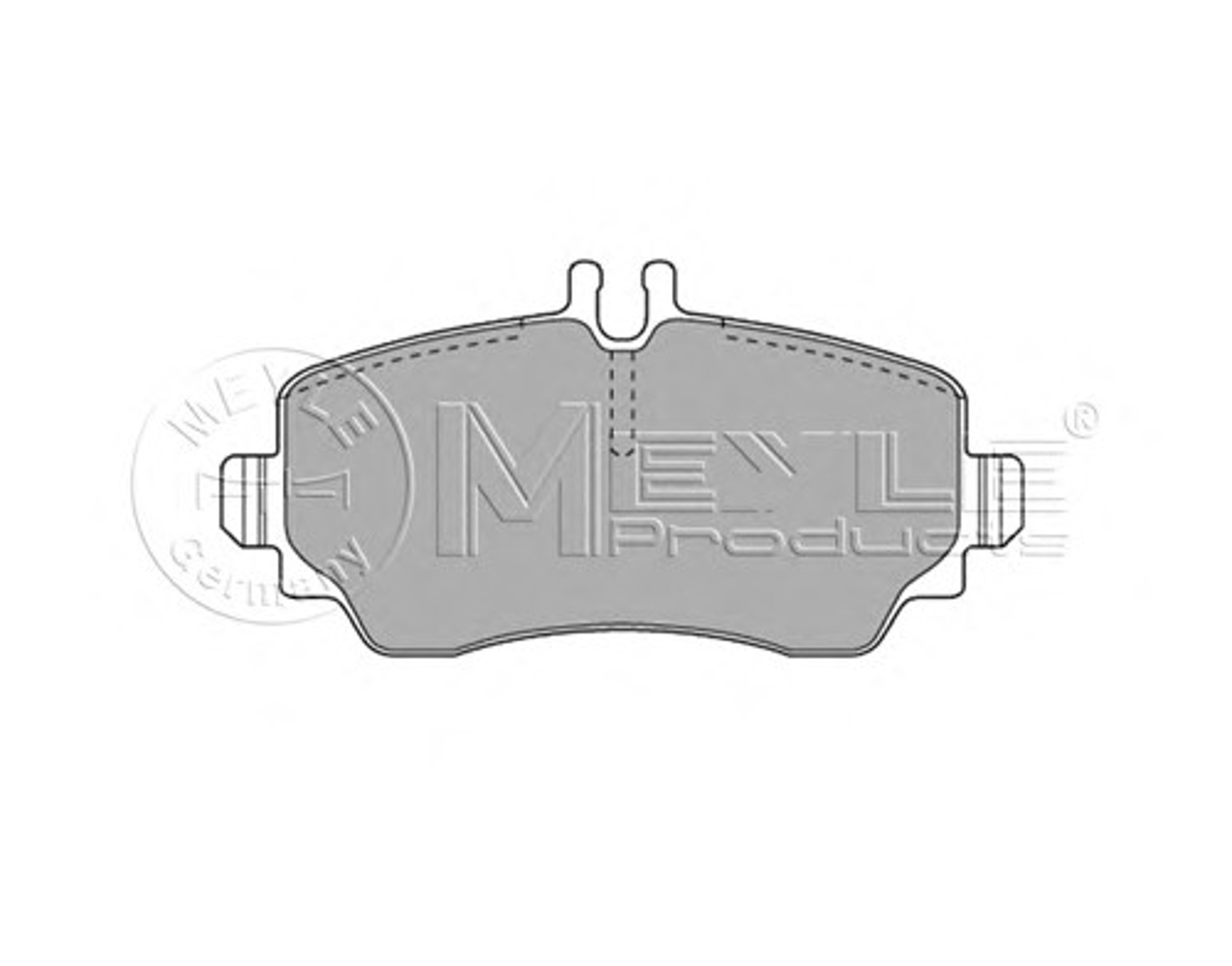 Колодки тормозные дисковые MEYLE 025 230 7016