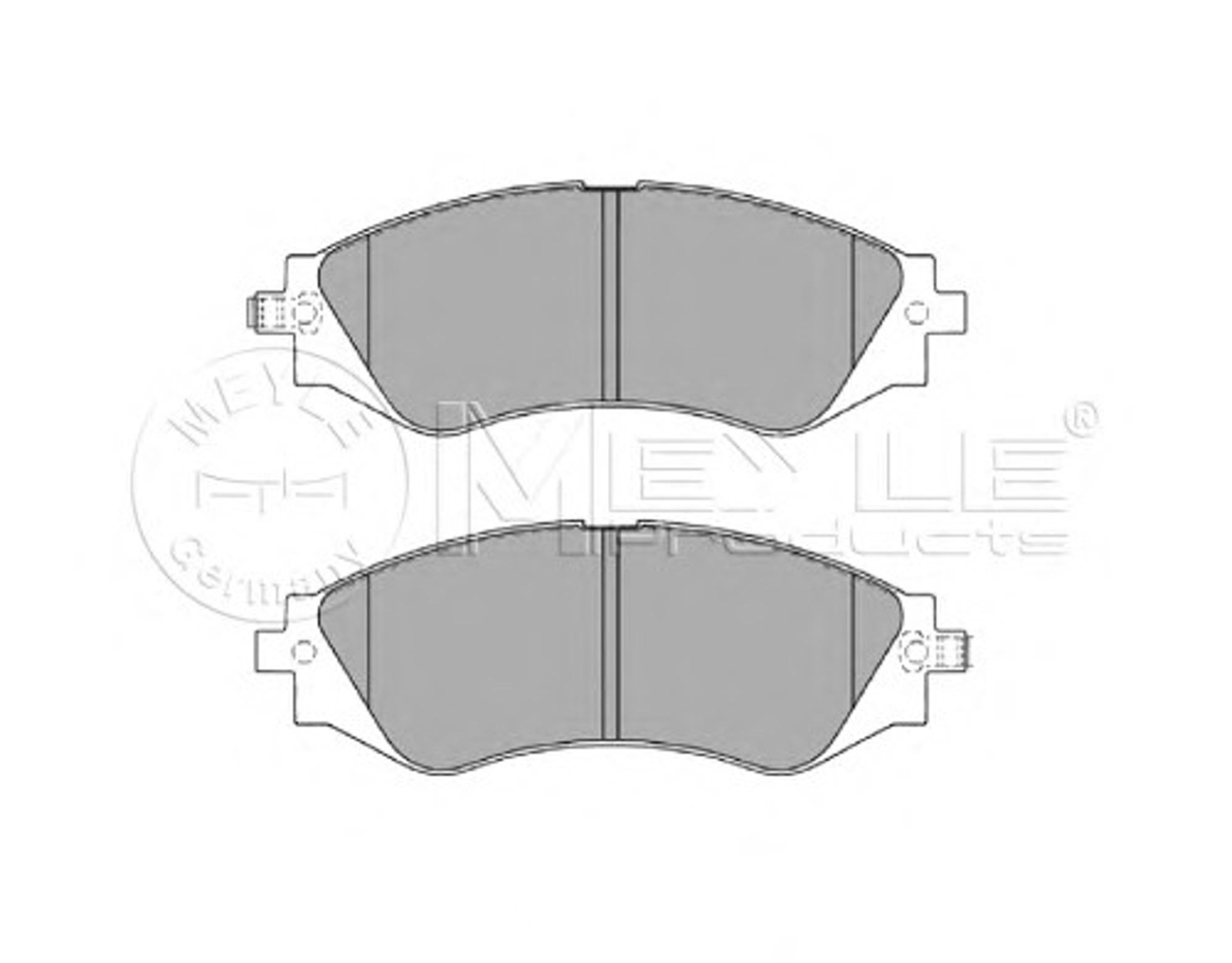 Колодки тормозные дисковые MEYLE 025 232 3417/W