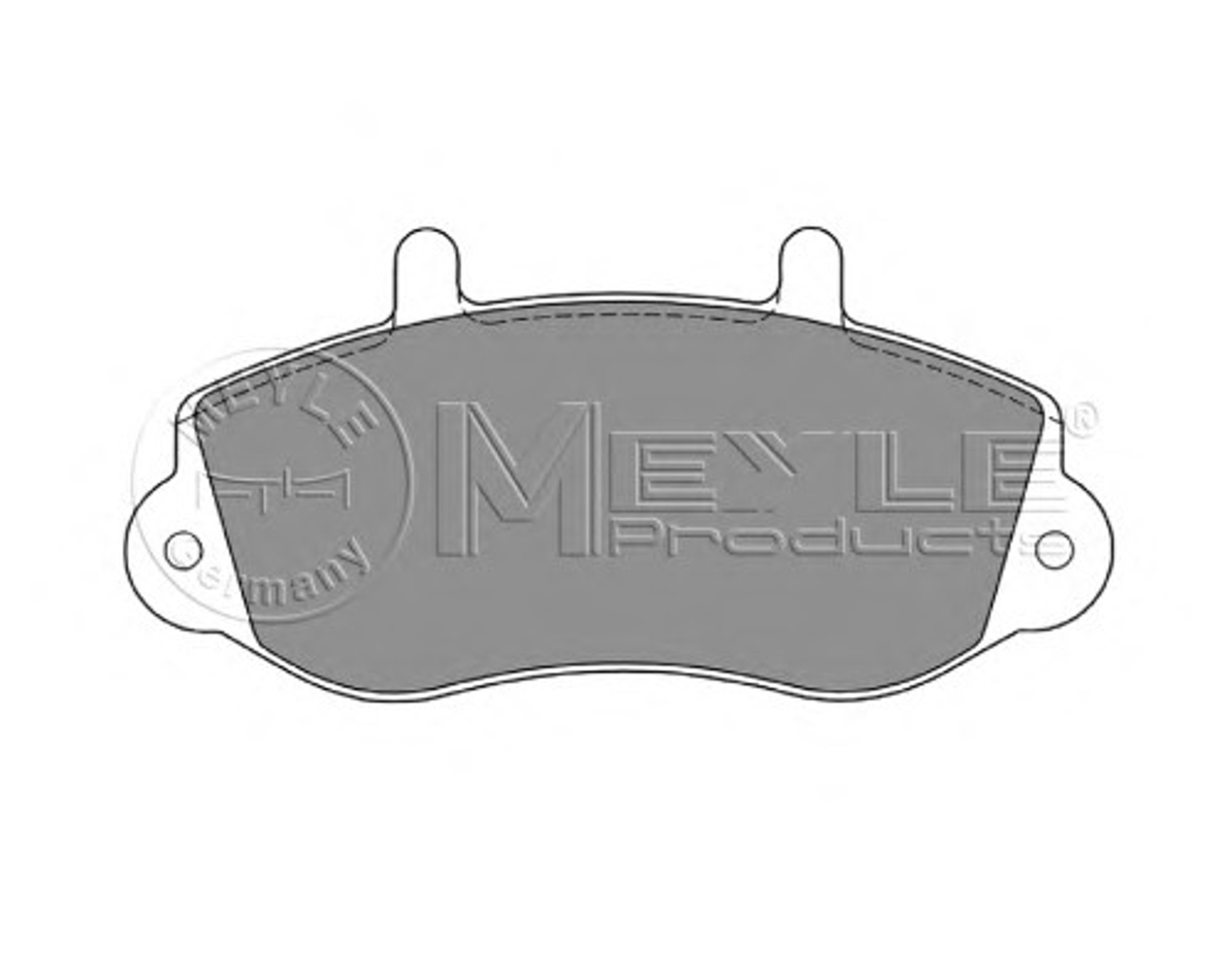 Колодки тормозные дисковые MEYLE 025 233 0218