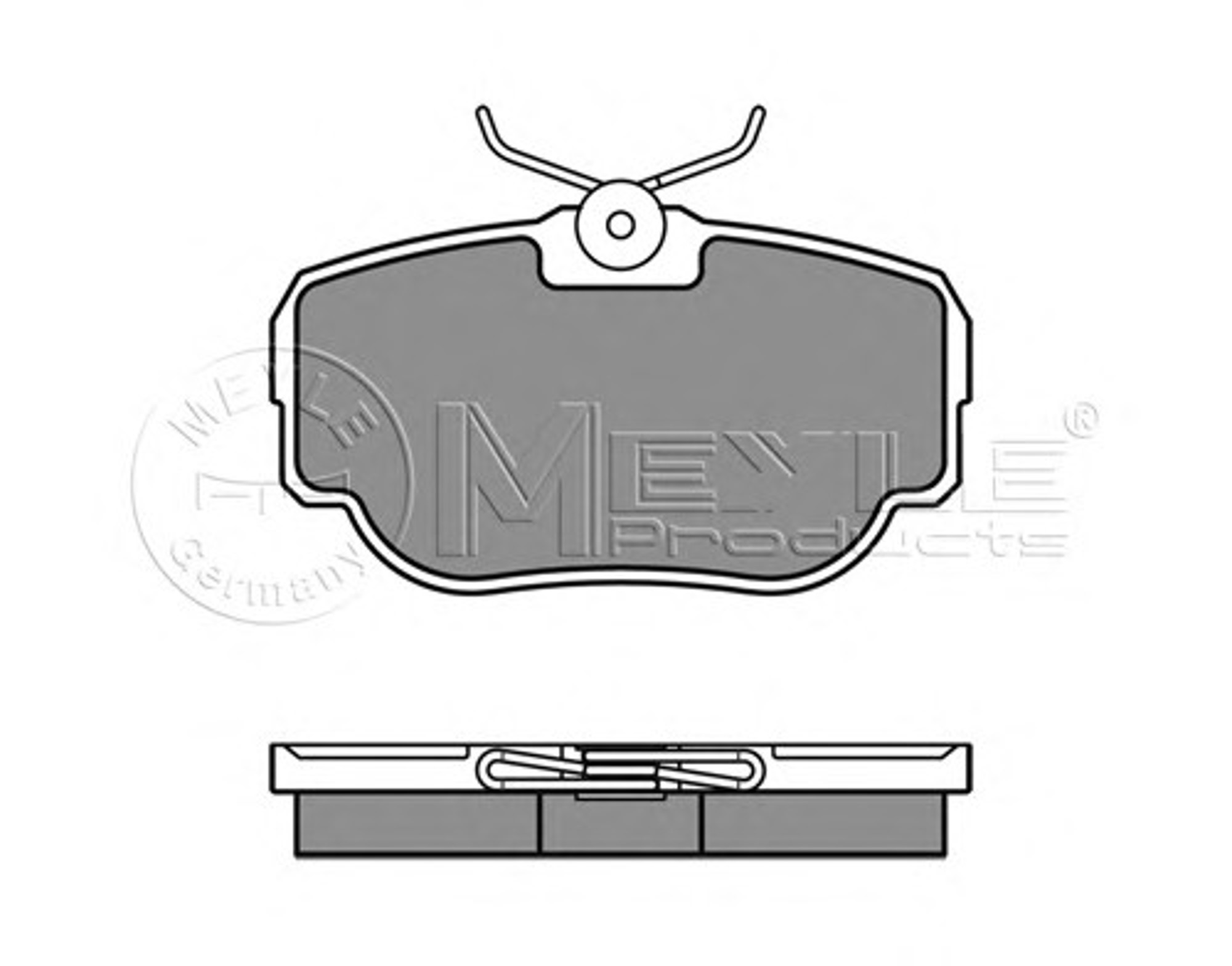 Колодки тормозные дисковые MEYLE 025 234 5816