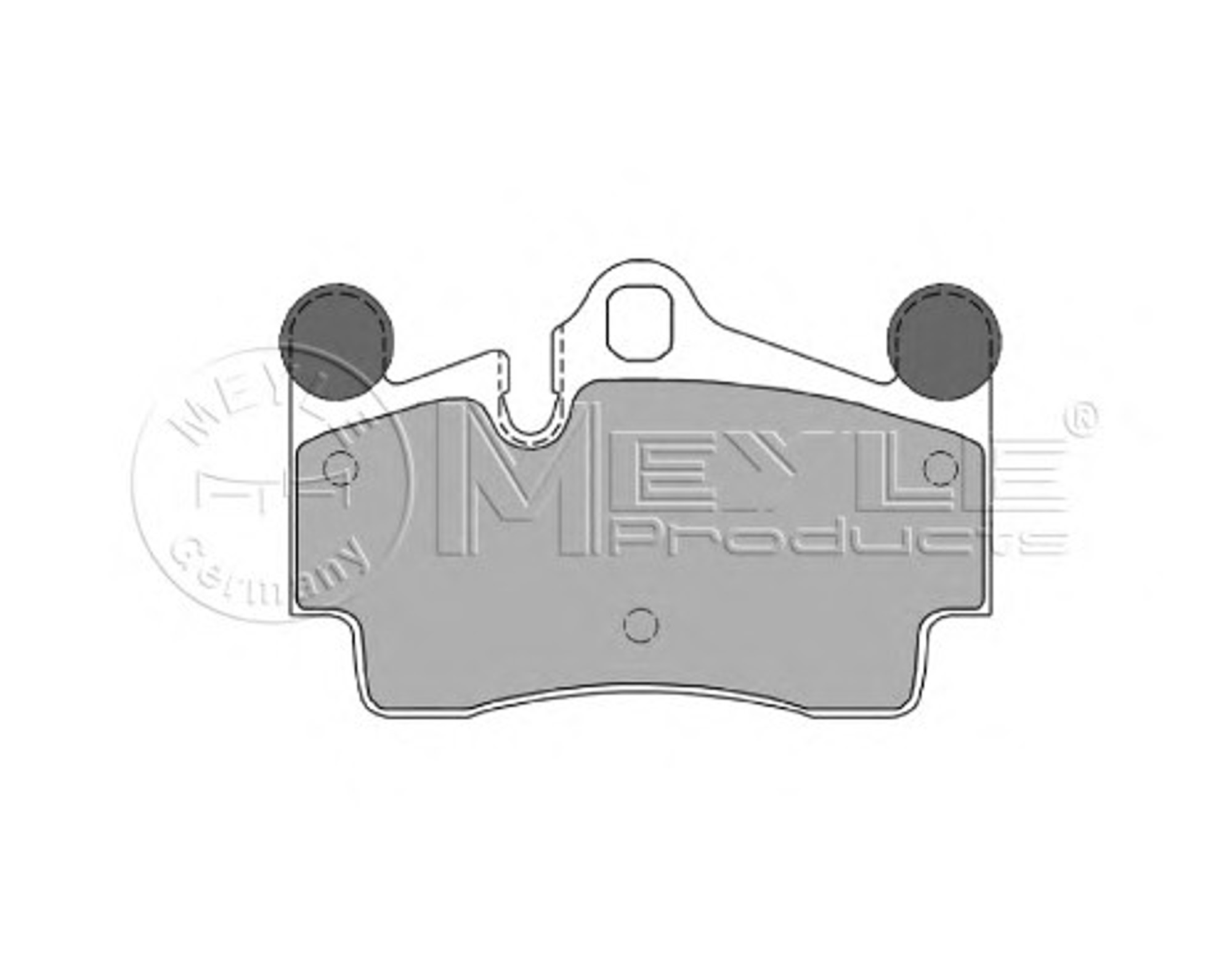 Колодки тормозные дисковые MEYLE 025 236 9417