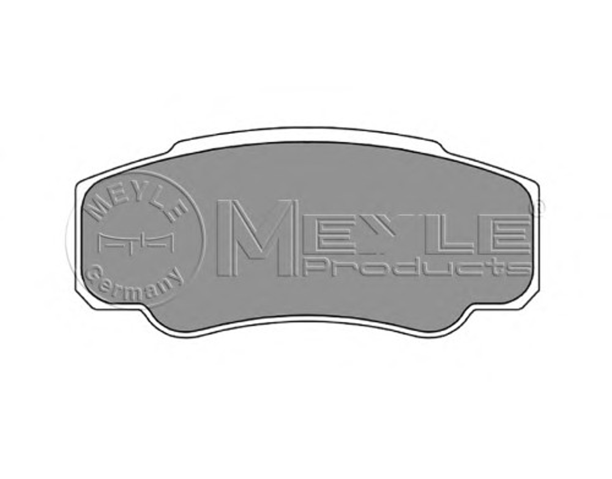 Колодки тормозные дисковые MEYLE 025 239 2120