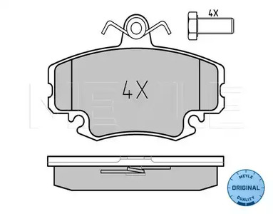 Тормозные колодки MEYLE 025 214 6318/W