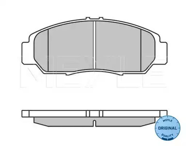 Колодки тормозные дисковые MEYLE 025 237 2916/W