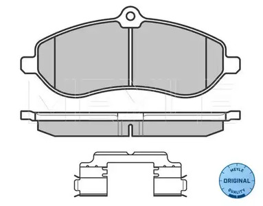 Колодки тормозные дисковые MEYLE 025 245 9518/W