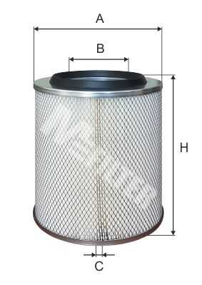 Фильтр воздушный MFILTER A361