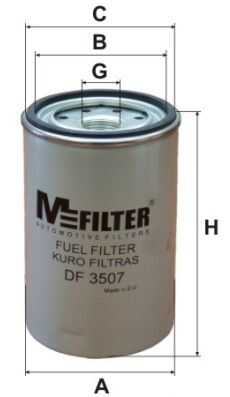 Фильтр топливный MFILTER DF3507