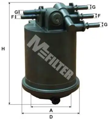 Топливный фильтр MFILTER DF3517