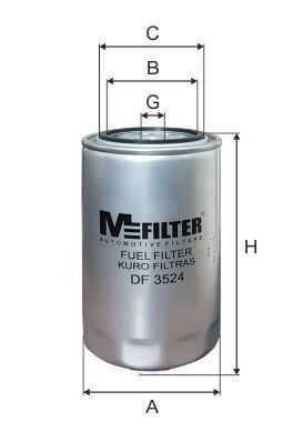 Фильтр топливный MFILTER DF3524