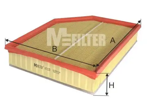 K7133 фильтр воздушный MFILTER K 7133