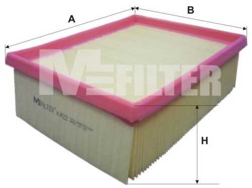 Фильтр возд MFILTER K422