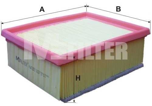 Фильтр воздушный MFILTER K432
