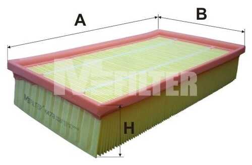 Фильтр воздушный MFILTER K478