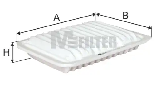 Воздушный фильтр MFILTER K7042