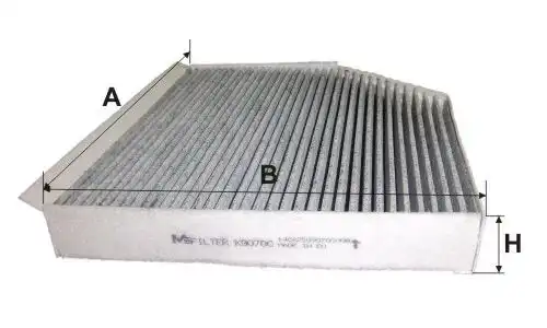 Салонный фильтр MFILTER K9070C