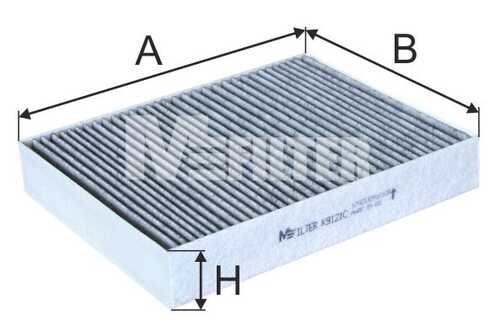 K 9121c фильтр салона MFILTER K9121C