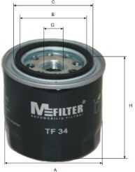 Фильтр масл MFILTER TF34