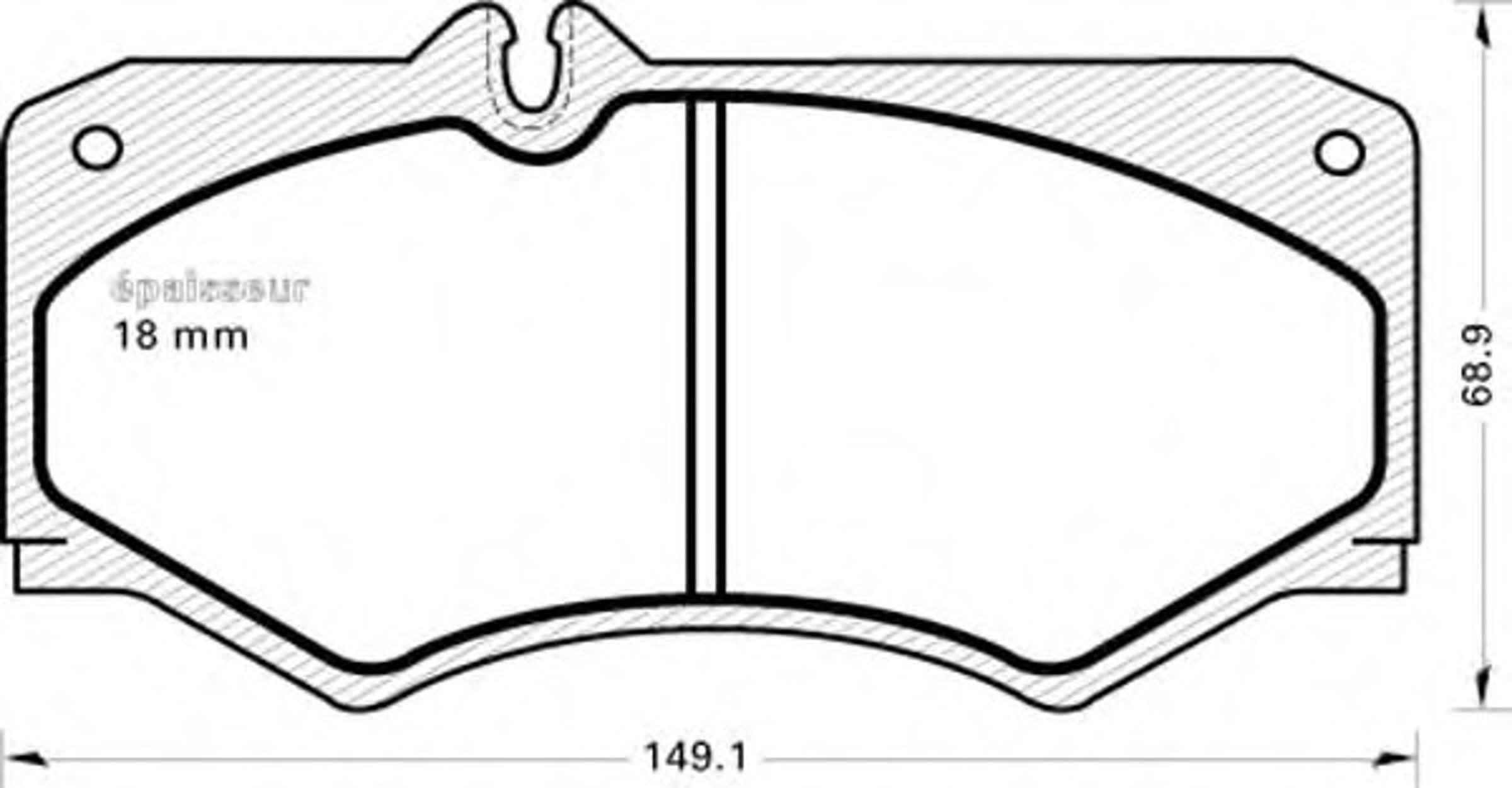 Колодки тормозные дисковые MGA 132