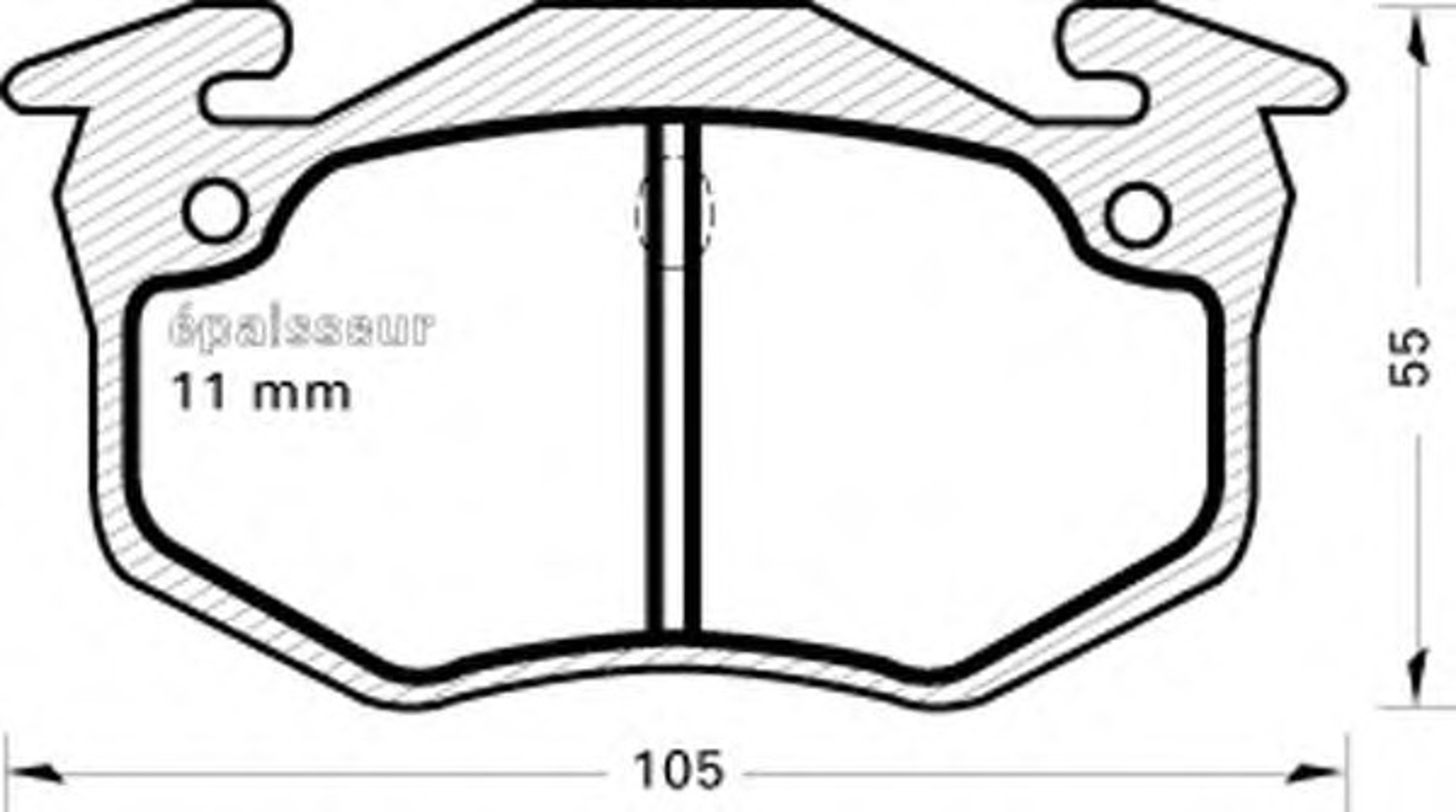 Колодки тормозные дисковые MGA 212