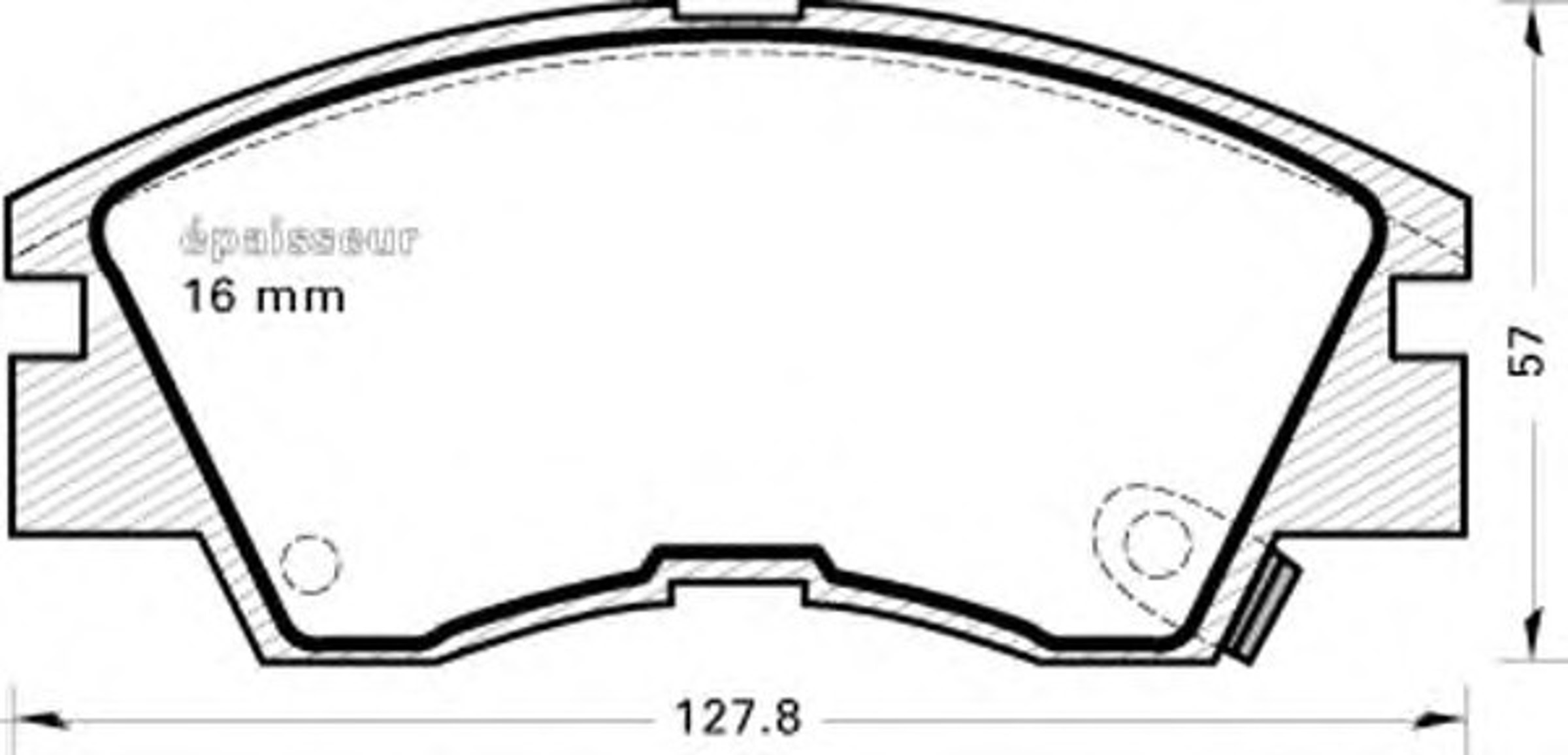 Колодки тормозные дисковые MGA 279