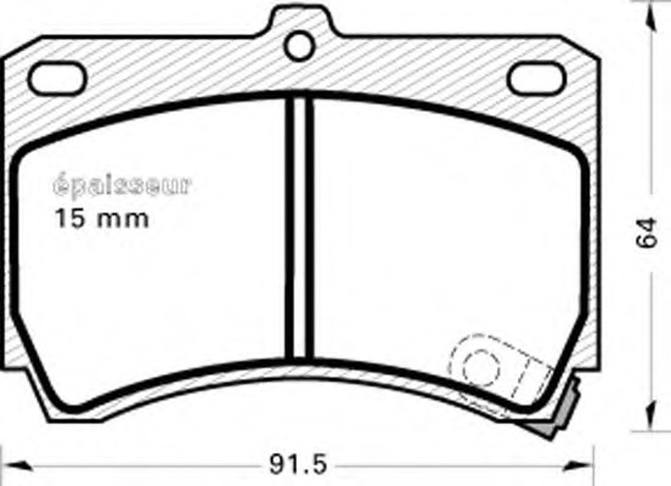Колодки тормозные дисковые MGA 312