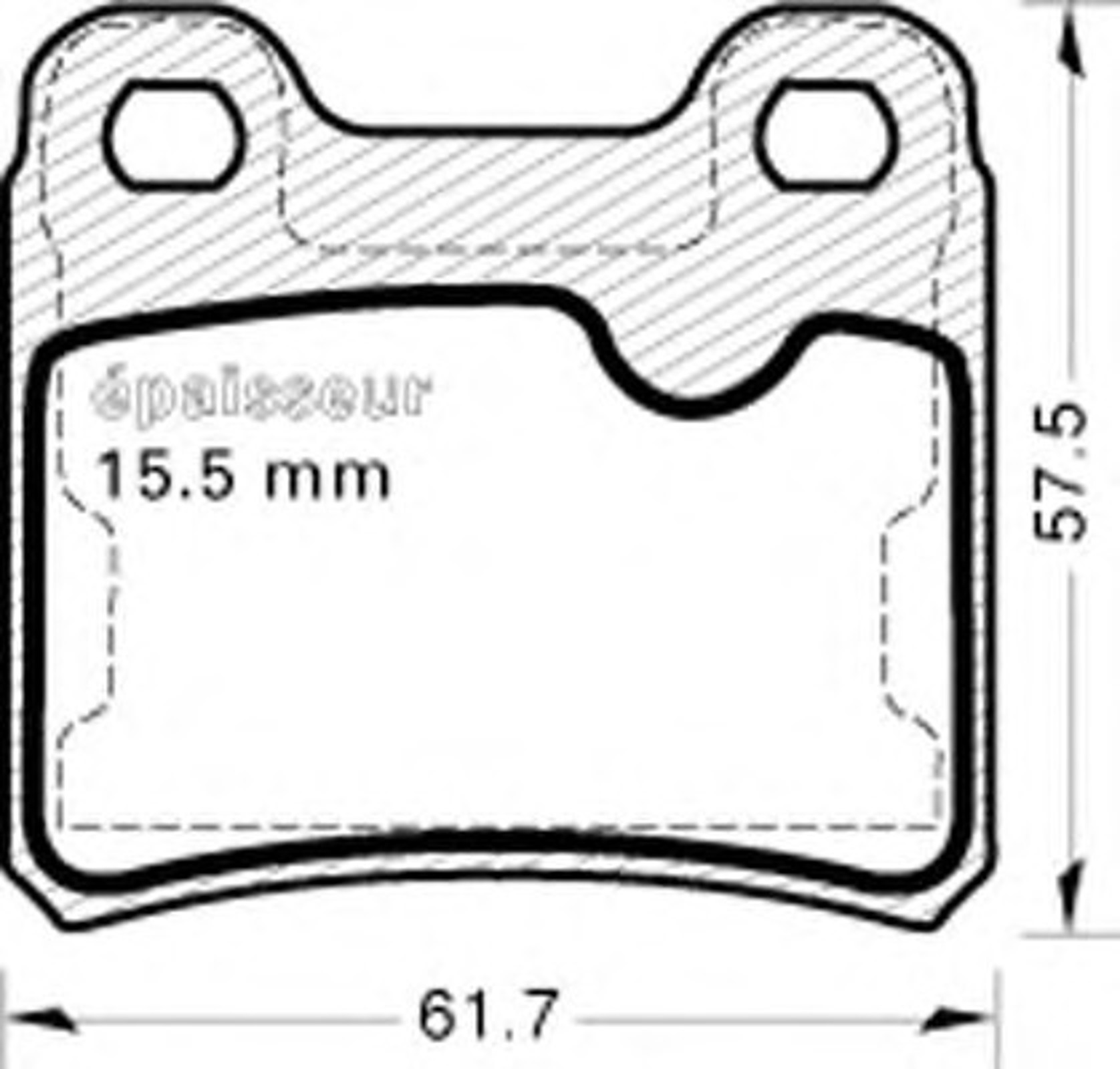 Колодки тормозные дисковые MGA 409