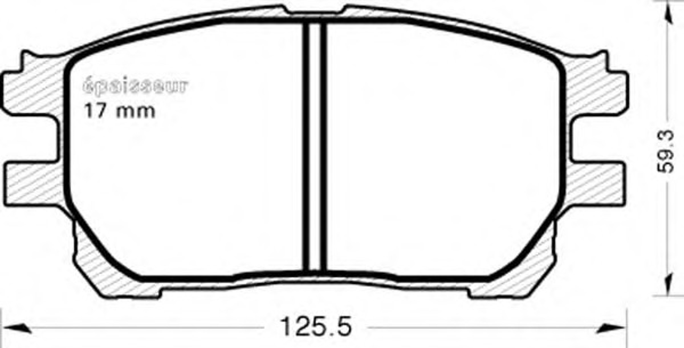 Колодки тормозные дисковые MGA 792