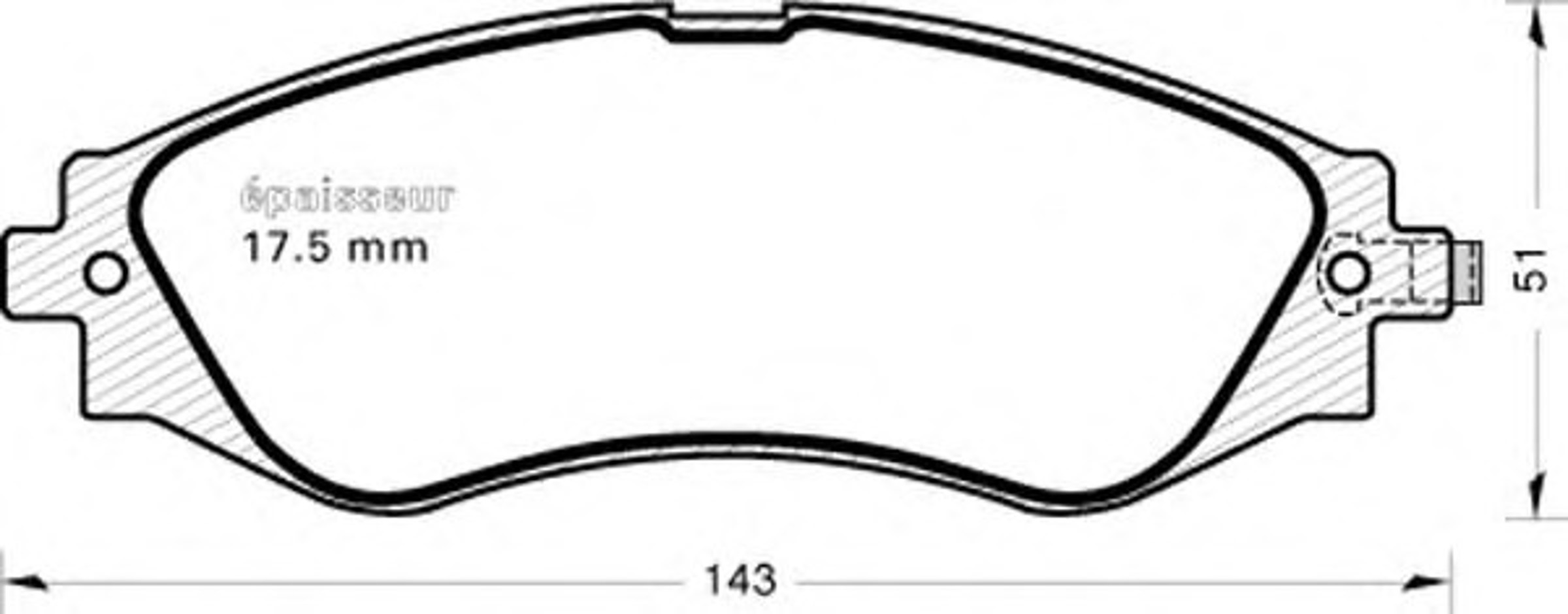 Колодки тормозные дисковые MGA 817