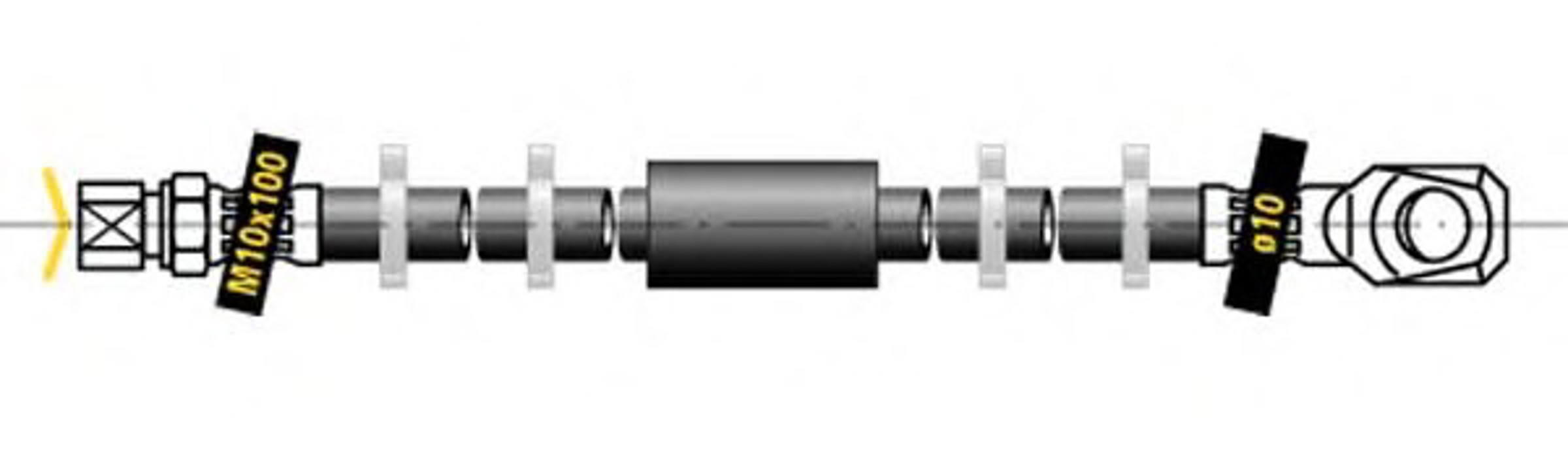 Тормозной шланг MGA F5864