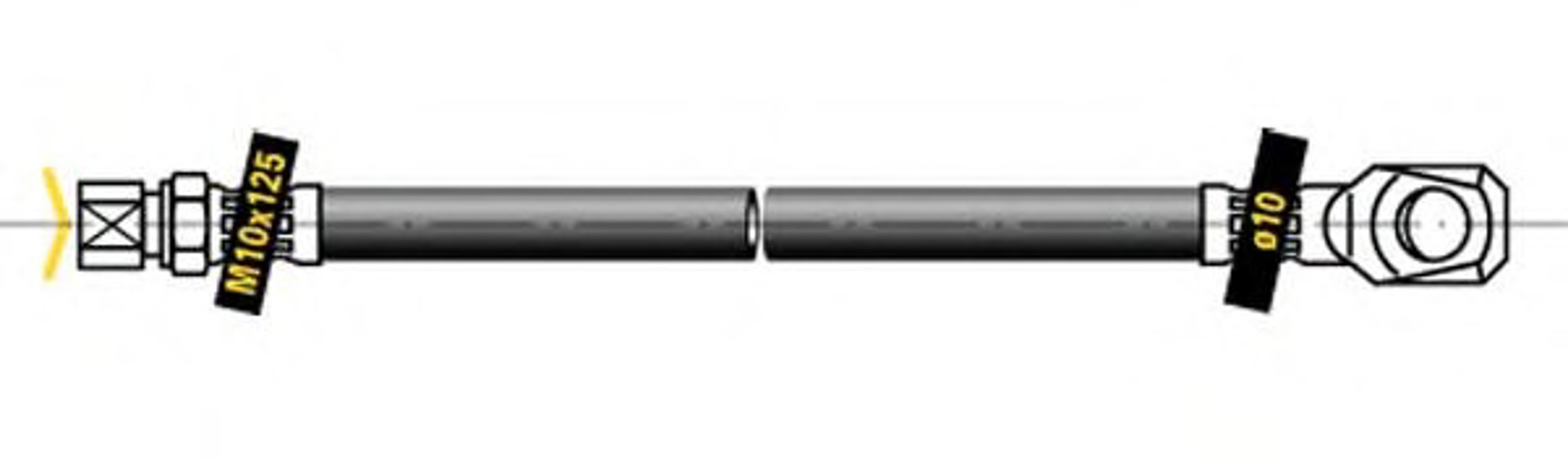 Шланг тормозной MGA F5905