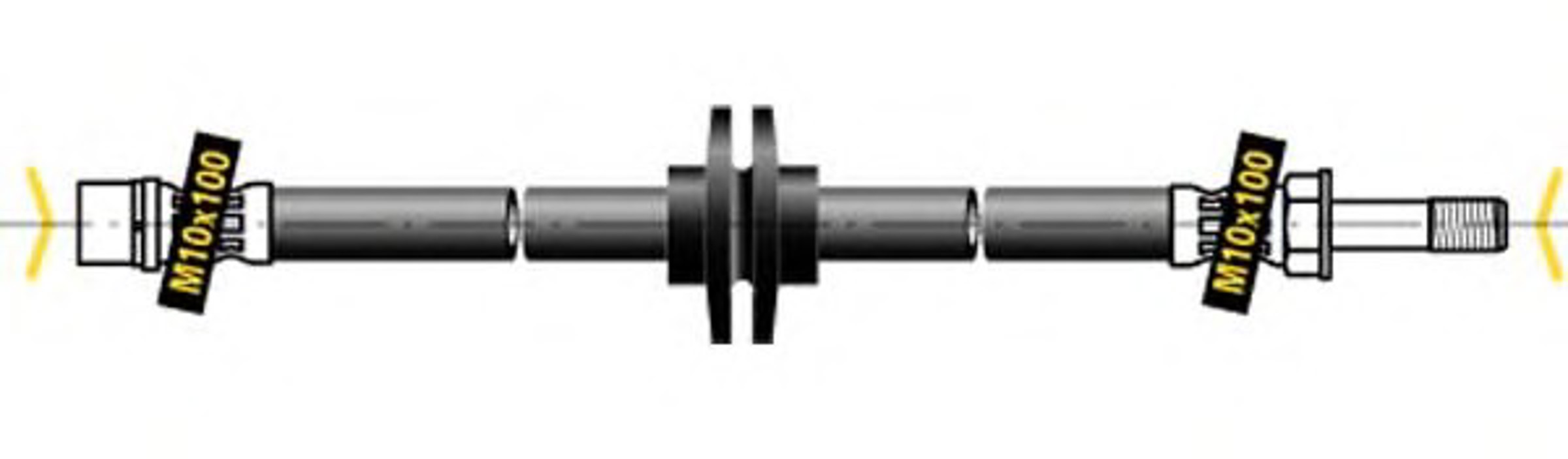 Шланг тормозной MGA F6850