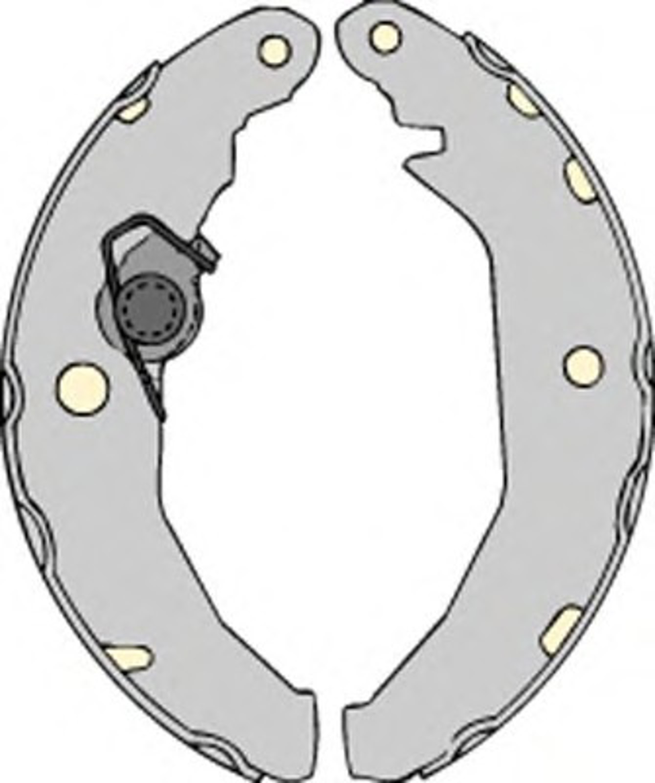 Колодки тормозные барабанные MGA M626