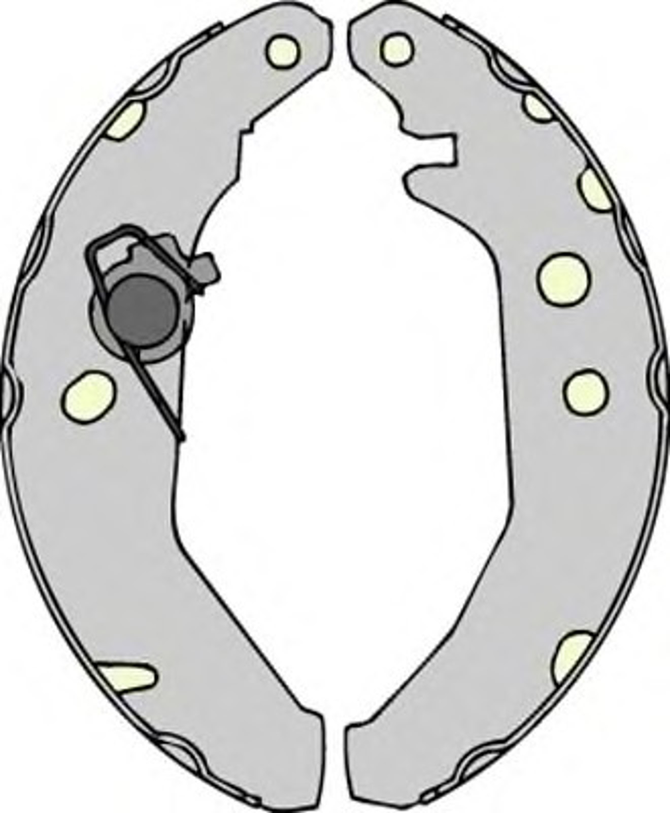 Колодки тормозные барабанные MGA M641