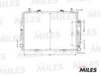 Acrb345 радиатор mb w140 4.2/5.0/6.0 91-00 MILES ACRB345